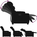  Naslonjač od tkanine crni | shoptok.hr