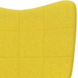  Stolica za ljuljanje od tkanine boja senfa | shoptok.hr