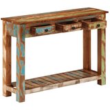  Konzolni stol 110 x 30 x 76 cm od masivnog obnovljenog drva | Eponuda.com