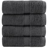 vidaXL Premium brisače za pranje SOLUND 4 kosi antracitne barve 30x30 cm 600 g/m², (5000307720) | Shoptok.si