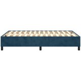  Okvir za krevet s oprugom tamnoplavi 120 x 200 cm baršunasti | shoptok.hr