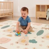 Iplay Pjenasta podloga za igru ​​za djecu 200x150 cm, edukativna, dvostrana, sklopiva + torba Slike