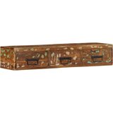 vidaXL Stenska TV omarica 100x30x19 cm trden predelan les Cene