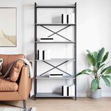  Polica Sivi hrast sonoma 80 x 30 x 189,5 cm Konstruirano drvo | shoptok.hr
