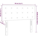  Uzglavlje krem 90x5x78/88 cm od umjetne kože | shoptok.hr