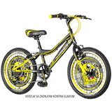 Explorer RHI204F 20"/11" rhino crno žuto sivi 2015 EUR1 dečiji bicikl cene