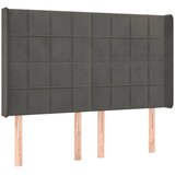  box spring s madracem LED tamnosivi 140x190 cm baršun | shoptok.hr
