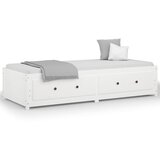  Dnevni krevet bez madraca bijeli 90 x 200 cm masivna borovina | shoptok.hr