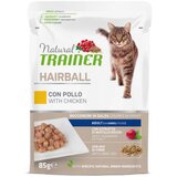 Natural trainer Cat Hairball, vrečka - piščanec - 85 g 12 x 85 g | Shoptok.si