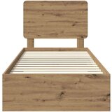  Okvir za krevet s uzglavljem Umjetnički hrast 90 x 200 cm | shoptok.hr