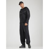 Nike Sweater majica 'TECH FLEECE' tamo siva / crna | shoptok.hr