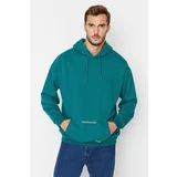 Trendyol Sweatshirt - Green - Oversize