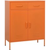vidaXL omara za shranjevanje oranžna 80x35x101,5 cm jeklo | Shoptok.si