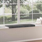  Jastučić za klupu Plišani kord Svjetlosiva Dubina 35 cm | shoptok.hr
