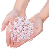 springos 5-10 mm biserna ogrlica za božično drevo, bel božični okrasek., (21636812) | Shoptok.si
