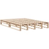  Krevet s regalom za knjige bez madraca 140x200 cm masivno drvo | shoptok.hr