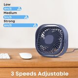 Venisymlis Prenosni Namizni Ventilator Usb, Tihi, Močan Ventilator Za Domačo Pisarno, Posteljni Avto, (22070446) | Shoptok.si