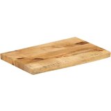 vidaXL Mizna plošča 60x40x3,8 cm naraven rob trden robusten mangov les | Shoptok.si