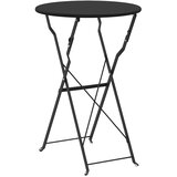 Bistro Stol Antracit Ø 50 x 71 cm Čelik s prahom | shoptok.hr