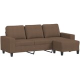 Maison Chic kavč - Sofa - Kanape s stolčkom za noge rjav 180 cm blago, (21726999) Cene