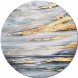  Okrogla poslikana slika Golden Sky | different dimensions | Shoptok.si