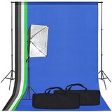 The Living Store komplet za foto studio s softbox lučjo in ozadjem - komplet za foto studio, (21831313) | Shoptok.si