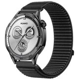 INF Združljiv najlonski pleten pašček za Huawei Watch 5/GT6/GT5/Pro, Samsung, Garmin Black 20 mm, (5000116492) | Shoptok.si