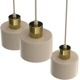  Luster PARKLA na sajli 3xE27/15W/230V bež/zlatna | Eponuda.com