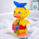  Interactive Bath Toy Duck with Grinder, Suction Cups, and Spoon | shoptok.hr