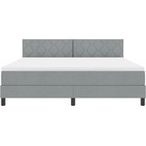 Krevet s opruga kutije Svijetlo siva 180 x 200 cm tkanina | shoptok.hr