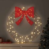  Vijenac s 60 LED svjetlima Topla bijela 76 x 76 x 8 cm PET | shoptok.hr