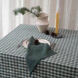 Linen Tales Laneni stolnjak 140x250 cm Forest Green Gingham – | shoptok.hr