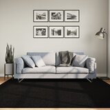  Tepih HUARTE kratkih vlakana mekani i perivi crni 200x200 cm | Eponuda.com