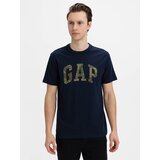 GAP Blue Men's T-Shirt Logo v-ss camo arch tee | shoptok.hr