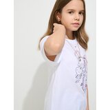 Sinsay Pamučna majica s printom medvjedića i ključeva | shoptok.hr