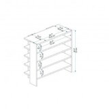 Hanah home cipelarnik sargel anthracite | ePonuda.com