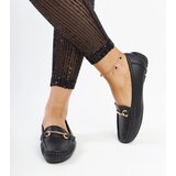 Gemre Black moccasins with a decorative buckle Adila | Shoptok.si