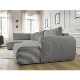 Bobochic Paris Tamno siva sklopiva kutna garnitura od samta (s desnim kutom/u obliku slova "U") Lucien – | shoptok.hr