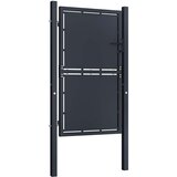  Vrtna vrata Čelik 100x125 cm Antracit | shoptok.hr