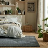 Flair Rugs Temno siva pralna preproga iz recikliranih vlaken 80x150 cm Fluffy – | Shoptok.si