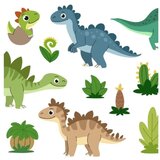  Dečija stona lampa KIDS ROOM 1xE27/60W/230V prečnik 18 cm dinosaurus | Eponuda.com