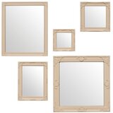 Premier Housewares Zidna ogledala u setu 5 kom 37x37 cm Baroque – Cijene