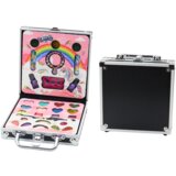 Beauty Set in a Suitcase Eyeshadows Glitters Nail Polishes Black | shoptok.hr