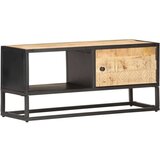 vidaXL TV omarica z izrezljanimi vrati 90x30x40 cm mangov les | Shoptok.si