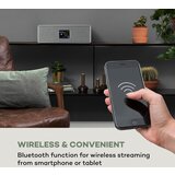 Auna Simpfy Wireless, zvočnik, DAB+/FM, BT, LCD zaslon, leseno ohišje | Shoptok.si