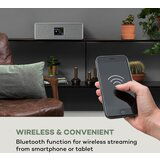 Auna Simpfy Wireless, zvučnik, DAB + / FM, BT, LCD zaslon, drveno kućište | shoptok.hr