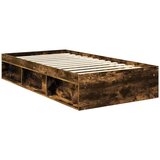  Konstrukcija postelje z vzglavjem Dimljeni oreh 100 x 200 cm, (5000102123) | Shoptok.si