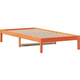  The Living Store Izvlečna postelja brez vzmetnice vošč. rjava 80x200 cm borovina - Dnevna Postelja, (21501274) | Shoptok.si