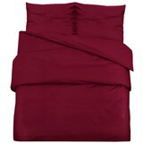 Maison Chic Komplet posteljnine - Posteljnina bordo 140x200 cm lahka mikrovlakna, (21786800) Cene