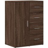 vidaXL Komoda rjavi hrast 59x39x80 cm inženirski les | Shoptok.si